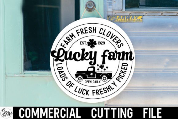 Download Farm Fresh Clovers Round Sign SVG File - Farm fresh clovers Collection