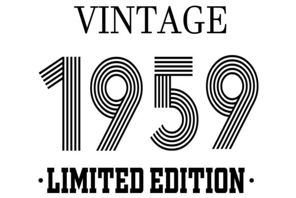 Download Vintage Since 1959 Svg, Birthday Svg, 63 - 1959 Collection
