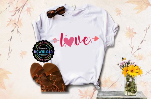 Download Love Valentine’s Day T-shirt Design - Premium Resources