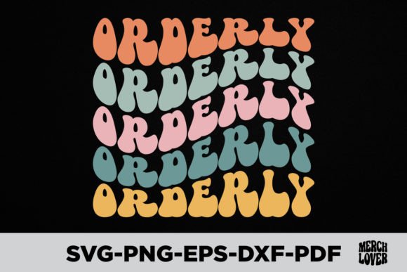 Download Groovy Retro Wavy Orderly T-Shirt - Groovy retro wavy Collection