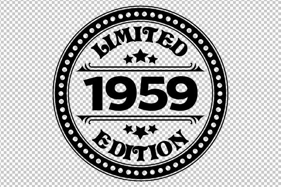 Download Limited Edition 1959 SVG EPS PNG - 1959 Collection