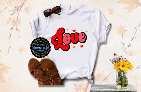 Download Love Valentine’s Day T-shirt Design - Premium Bundle